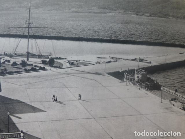 Coleccionismo: MARIN PONTEVEDRA ESCUELA NAVAL ANTIGUA LAMINA HUECOGRABADO A&Ntilde;OS 50