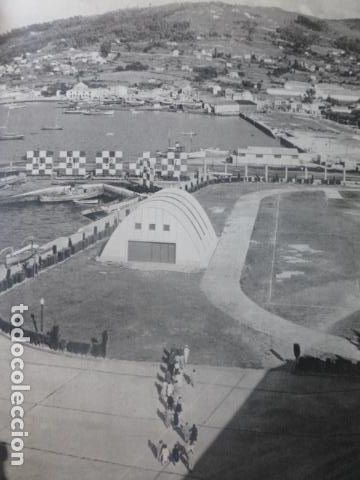 Coleccionismo: MARIN PONTEVEDRA ESCUELA NAVAL ANTIGUA LAMINA HUECOGRABADO A&Ntilde;OS 50