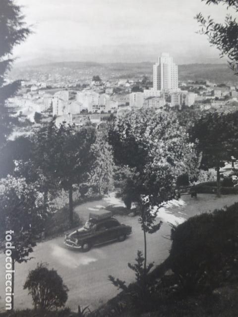 Coleccionismo: VIGO PONTEVEDRA VISTA ANTIGUA LAMINA HUECOGRABADO A&Ntilde;OS 50
