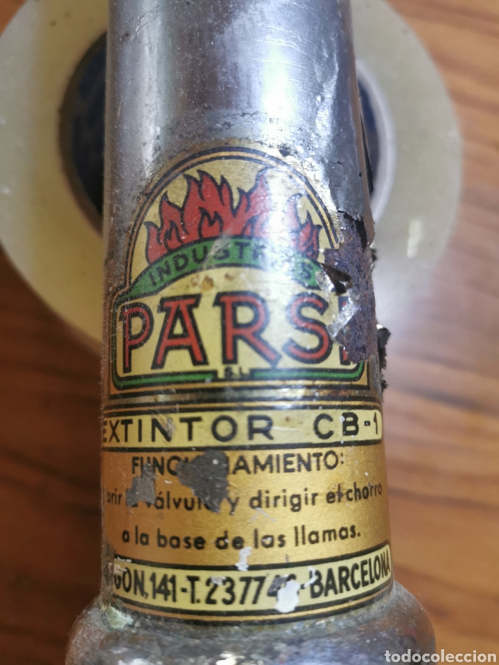 Coleccionismo: Extintor parsi cb - 1 - Foto 3