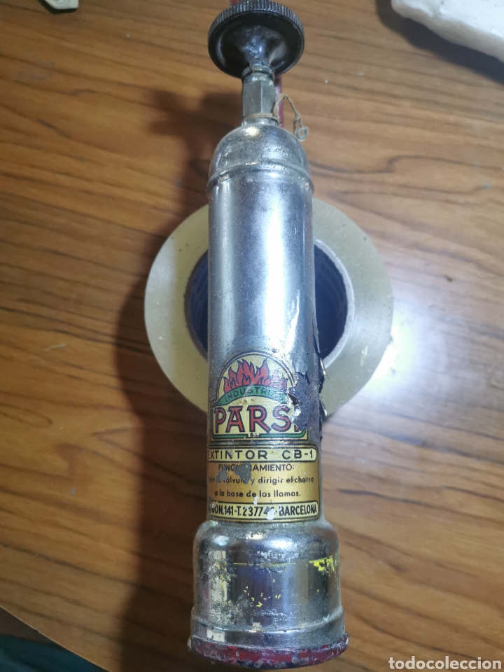 Coleccionismo: Extintor parsi cb - 1 - Foto 1