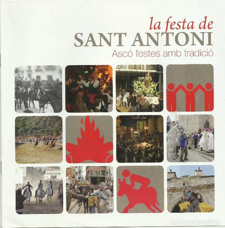 Coleccionismo: LA FESTA DE SANT ANTONI. ASC&Oacute; FESTES AMB TRADICI&Oacute;
