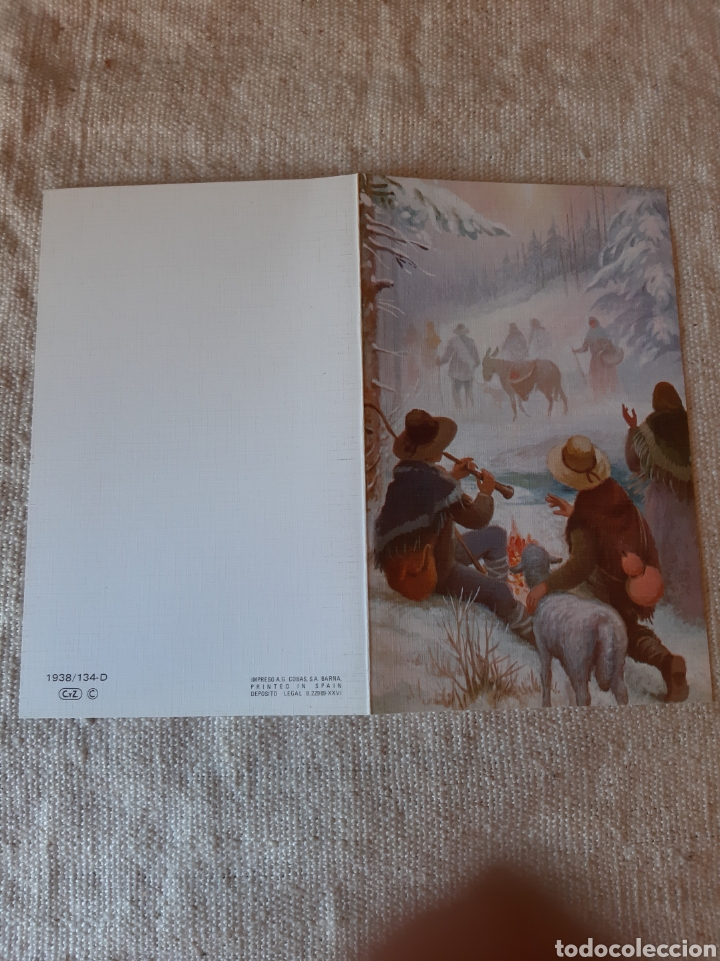 Colecionismo: Felicitaci&oacute;n navide&ntilde;a 1938/134 D C y Z Barcelona