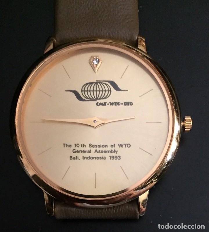 Coleccionismo: OMT- Organizaci&oacute;n Mundial del Turismo. reloj conmemorativo Bali 1993, de Pierre Lorenz