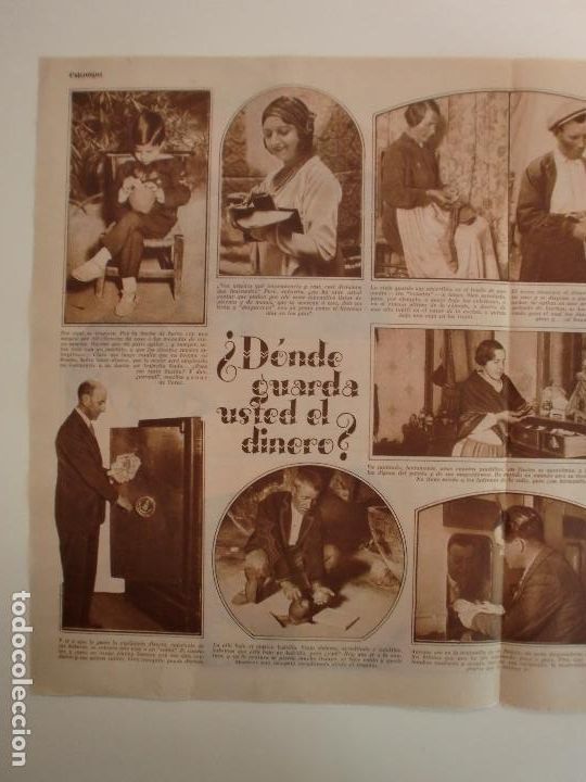 Colecionismo: &iquest; DONDE GUARDA UD. EL DINERO ? - 30/9/1930