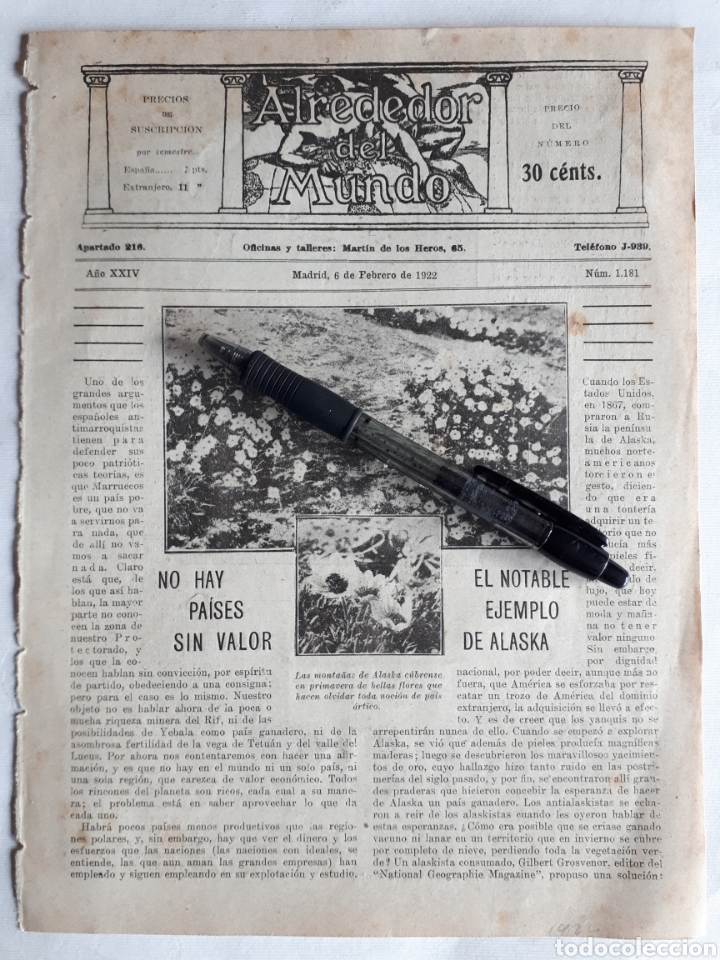 Coleccionismo: NO HAY PAISES SIN VALOR. EL EJEMPLO DE ALASKA. 1922