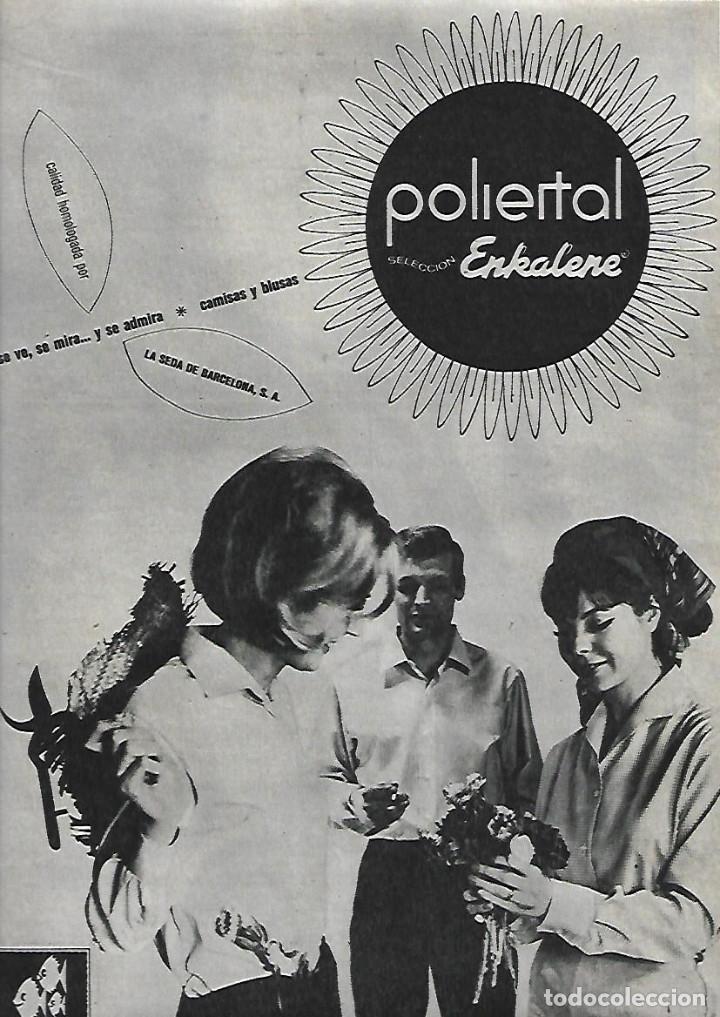 Collecting paper: A&Ntilde;O 1964 PUBLICIDAD TEXTIL TEJIDO POLIERTAL ENKALENE CAMISAS BLUSAS FABRICA LA SEDA DE BARCELONA