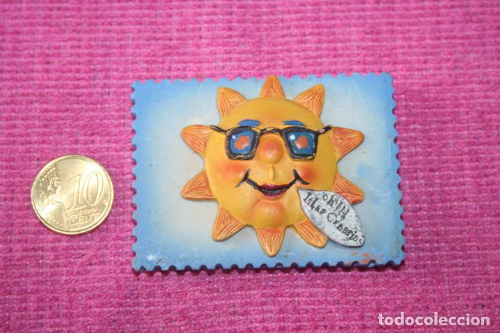 Coleccionismo: SOL (ISLAS CANARIAS) * FIGURA MINI POLICROMADA * IM&Aacute;N DECORATIVO RELIEVE * Tengo otros diferentes