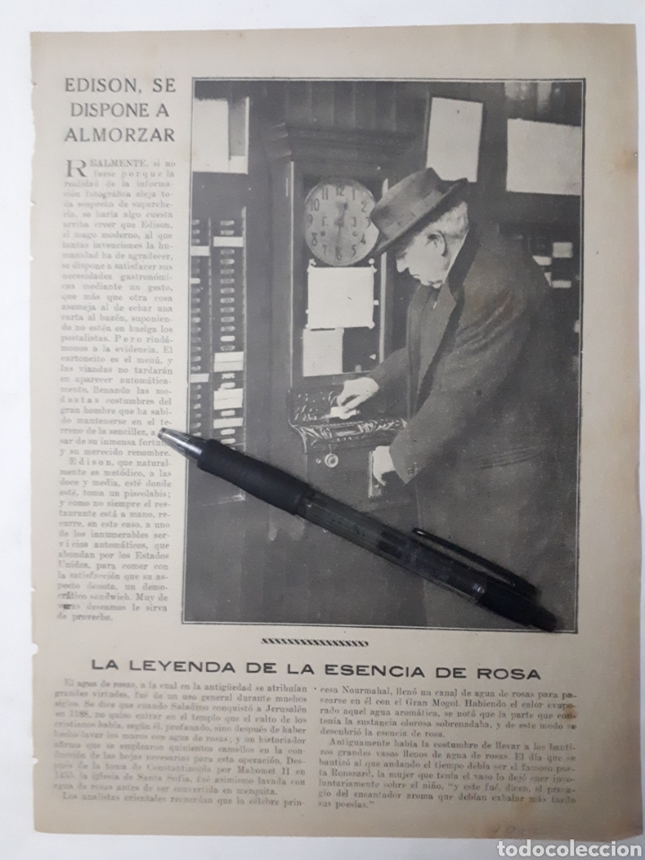 Coleccionismo: EDISON, SE DISPONE A ALMORZAR/ LOS RENOS DE ALASKA. 1922