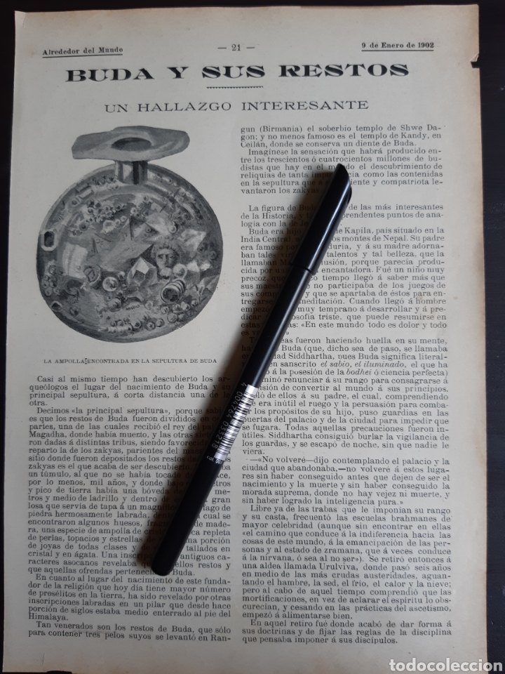 Coleccionismo: BUDA Y SUS RESTOS / PATATAS PARA LA DIABETES. 1902