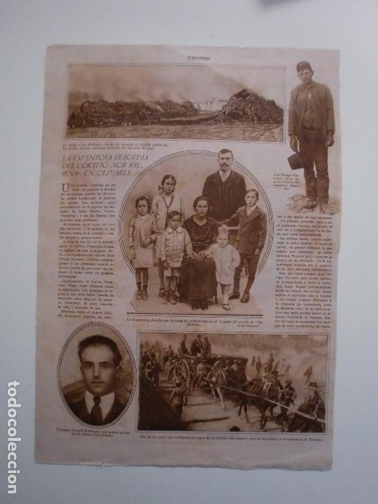 Coleccionismo: TRAGEDIA EN EL CORTIJO SOR BALBINA EN OLIVARES - SANTIAGO RUSI&Ntilde;OL ARANJUEZ NAVACERRADA - 4/3/1930