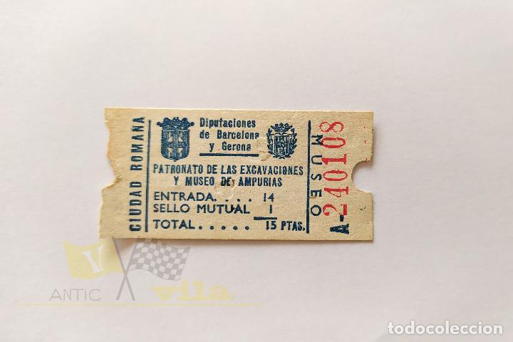 Coleccionismo: Antigua entrada a las excavaciones y museo de Ampurias - Ciudad Romana