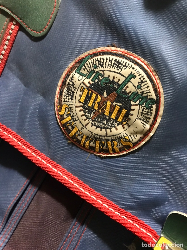 Coleccionismo: ANTIGUO BOLSO MOCHILA - Foto 3
