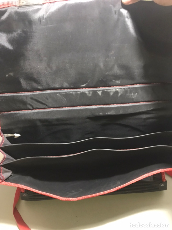 Coleccionismo: ANTIGUO BOLSO MOCHILA - Foto 4