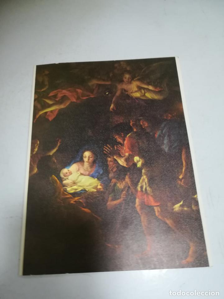 Coleccionismo: CHRISTMA NAVIDE&Ntilde;O. NAVIDAD. IMAGEN PARCIAL DE LA ADORACION DE LOS PASTORES DE MENGS. NO ESCRITO. VER