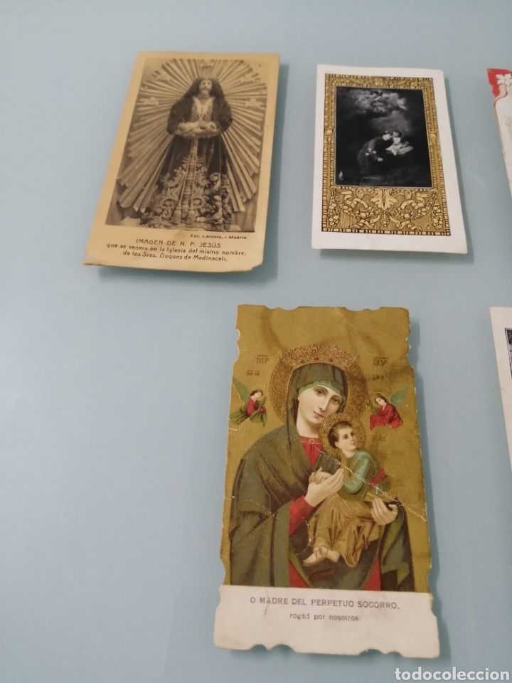 Coleccionismo: 8 ESTAMPAS RELIGIOSAS. CIRCA 1890-1910. - Foto 2