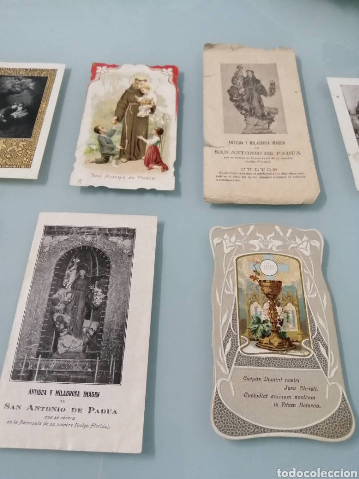 Coleccionismo: 8 ESTAMPAS RELIGIOSAS. CIRCA 1890-1910. - Foto 4
