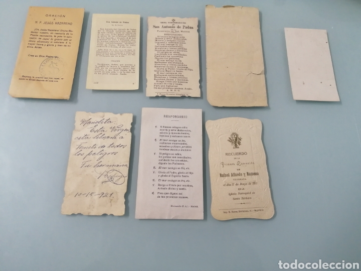 Coleccionismo: 8 ESTAMPAS RELIGIOSAS. CIRCA 1890-1910. - Foto 9