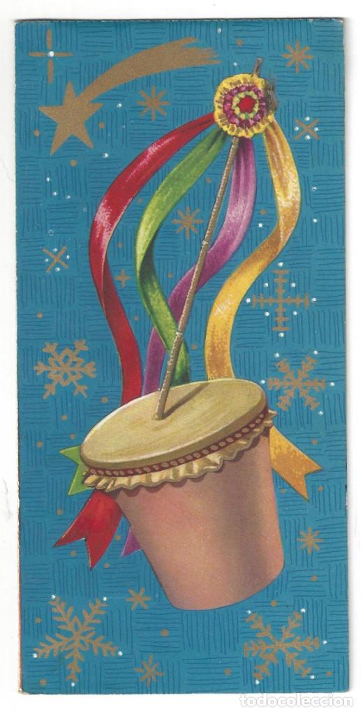 Coleccionismo: FELICITACI&Oacute;N NAVIDAD TROQUELADA- NI&Ntilde;O JESUS. N&ordm; 3462/1. ESCRITA. ZARAGOZA- 1962