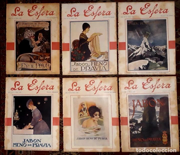 Coleccionismo: 6 tapas de portada La esfera. Heno de pravia. A&ntilde;o 1916
