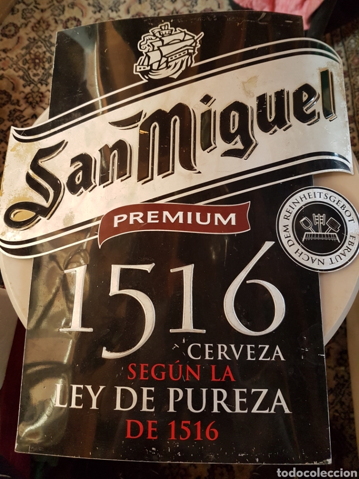 Coleccionismo: CARTEL DE CHAPA DE SAN MIGUEL