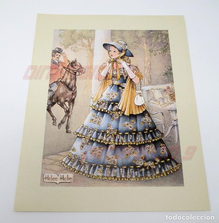 Coleccionismo: Vieja l&aacute;mina pintada por Helen Holm - Impreso por L.G. Talleda de Barcelona - Astro n&ordm; 92- 1985.