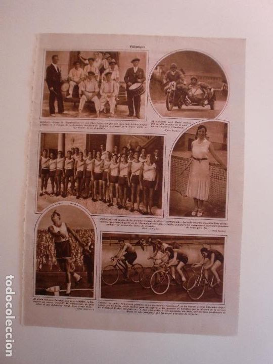 Coleccionismo: ESPATADANTZARIS BILBAO - SUBIDA CON SIDECAR A UTZANDAGA - ECUELA CENTRAL GIMNASTICA TOLEDO 27/6/1931