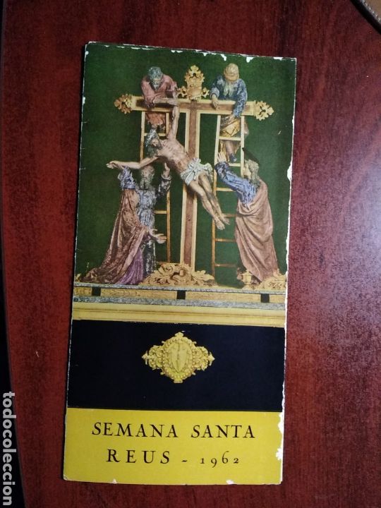 Coleccionismo: REUS 1962 .- PROGRAMA SEMANA SANTA TRIPTICO - Foto 1