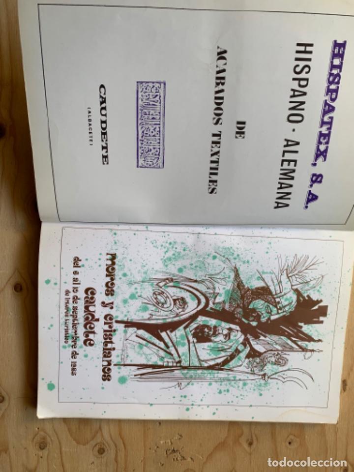 Coleccionismo: Programa de fiestas Moros y Cristianos de Caudete 1985, libro - Foto 2
