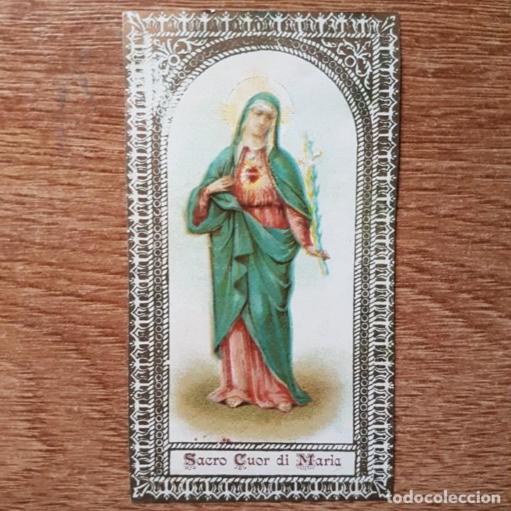 Coleccionismo: ANTIGUA ESTAMPA RELIGIOSA. SAGRADO CORAZ&Oacute;N DE MAR&Iacute;A