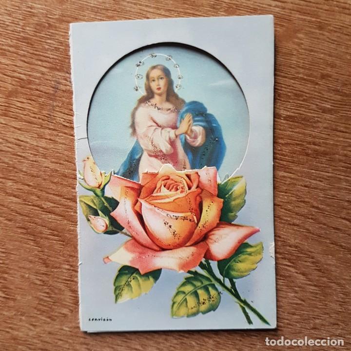 Coleccionismo: ANTIGUA ESTAMPA RELIGIOSA. INMACULADA CONCEPCI&Oacute;N