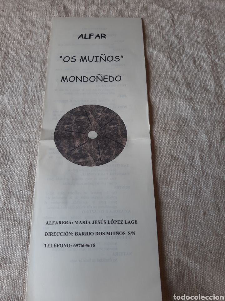 Collezionismo: MONDO&Ntilde;EDO LUGO ALFAR OS MUI&Ntilde;OS ALFARER&Iacute;A MARIA JESUS L&Oacute;PEZ