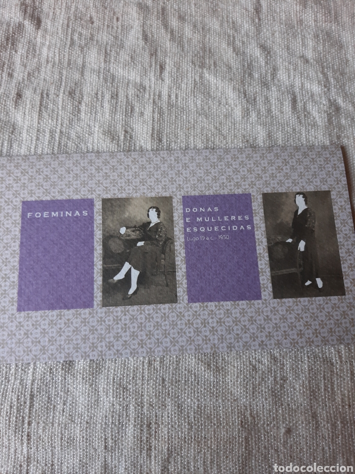 Colecionismo: Lugo mulleres esquecidas FOEMINAS EXPOSICI&Oacute;N INVITACI&Oacute;N