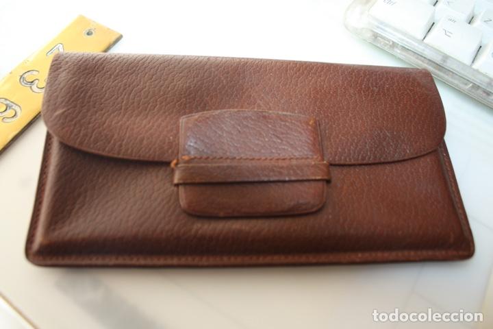 Coleccionismo: Pitillera de cuero marr&oacute;n Loewe ? - Foto 1