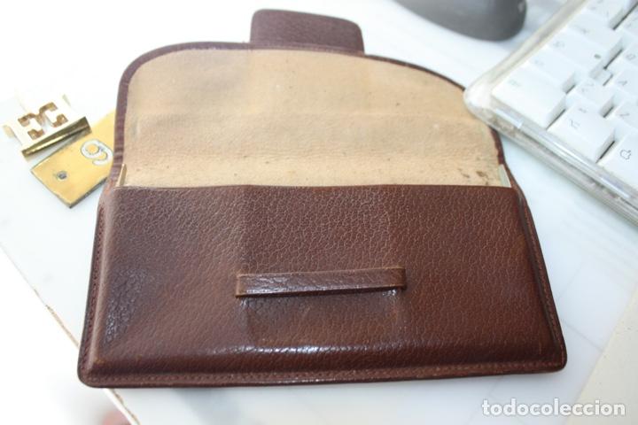 Coleccionismo: Pitillera de cuero marr&oacute;n Loewe ? - Foto 2