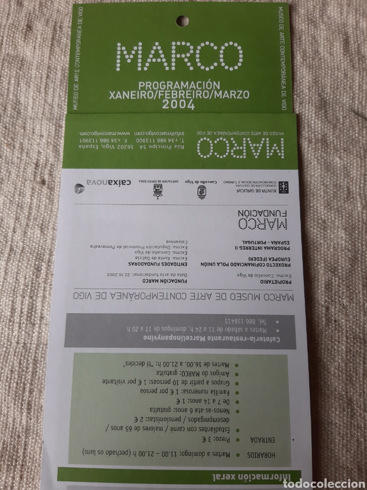 Coleccionismo: 2004 MARCO VIGO GALICIA PROGRAMA