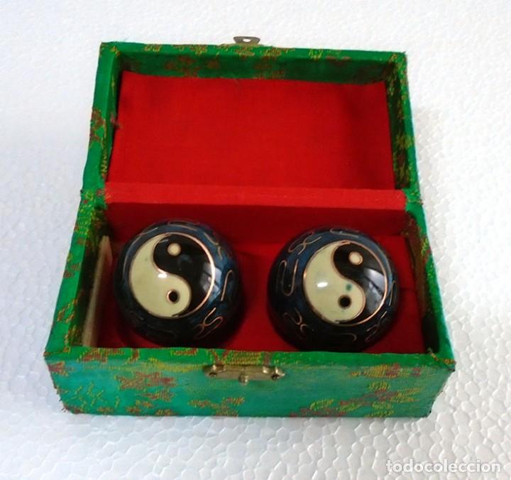 Collezionismo: ANTIGUAS ESFERAS - BOLAS YIN Y YANG . CHINAS . FUNG FU CHIO . DE LA SALUD