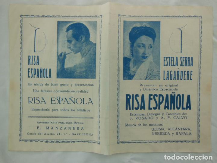 Collezionismo: RISA ESPA&Ntilde;OLA. ESTELA SERRA Y LAGARDERE.