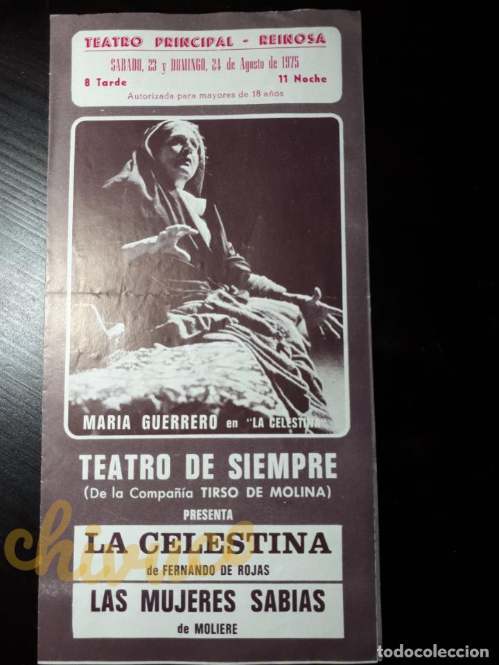 Coleccionismo: La Celestina - Compa&ntilde;&iacute;a Tirso de Molina - Teatro Reinosa - 1975