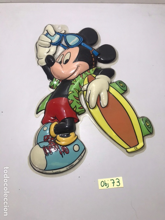 Coleccionismo: FIGURA DE PL&Aacute;STICO MICKY MOUSE - Foto 1