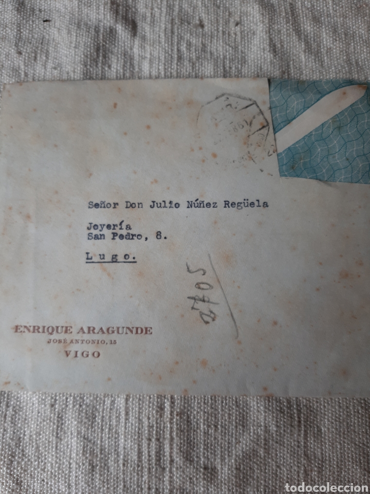 Colecionismo: SOBRE VIGO ENRIQUE ARAGUNDE