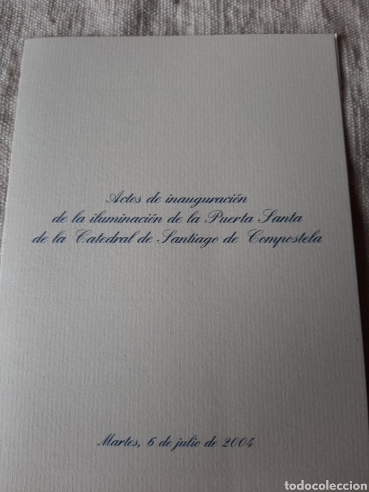 Sammelleidenschaft Papier: PUERTA SANTA SANTIAGO INVITACI&Oacute;N INMIGRACI&Oacute;N ILUMINACI&Oacute;N PROGRAMA