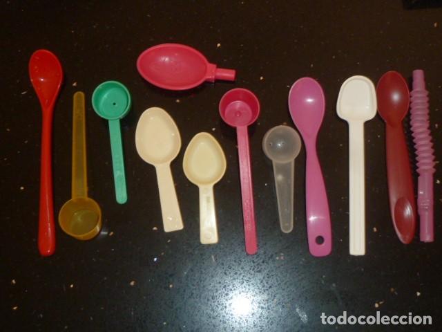 Coleccionismo: Lote cucharas pl&aacute;stico - Foto 1