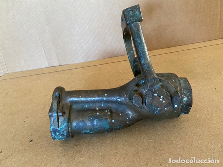 Sammeln: Antigua boca de manguera contraincendios (lanza, bomberos seguridad interior, etc...) en bronce