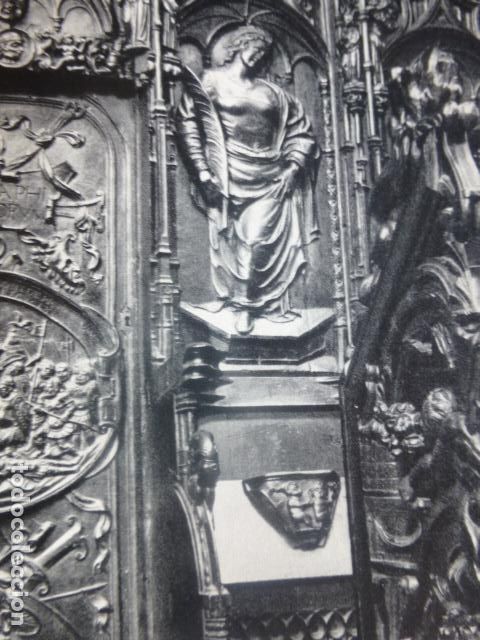Collectionnisme: ASTORGA LEON CORO DE LA CATEDRAL ANTIGUA LAMINA HUECOGRABADO