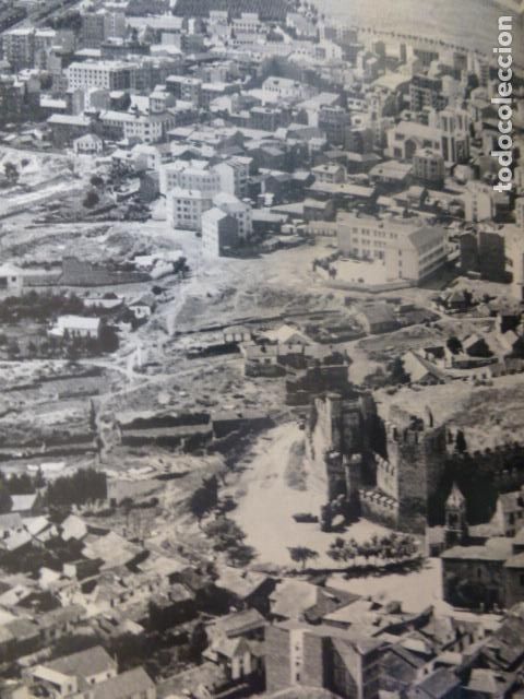 Sammelleidenschaft Papier: PONFERRADA LEON VISTA AEREA ANTIGUA LAMINA HUECOGRABADO