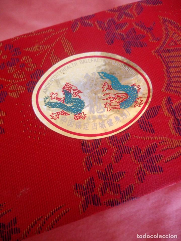 Coleccionismo: BOLAS CHINAS ORIGINALES RELAJANTES CON CAJA ORIGINAL - Foto 8