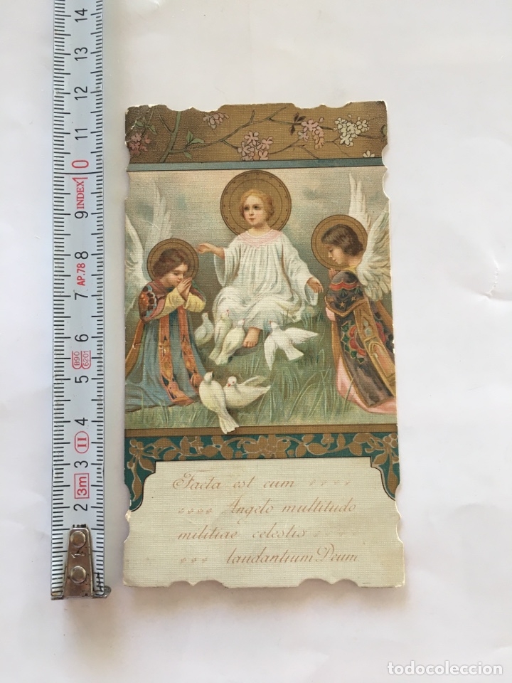 Coleccionismo: ESTAMPA RELIGIOSA. NI&Ntilde;O JES&Uacute;S ENTRE &Aacute;NGELES.