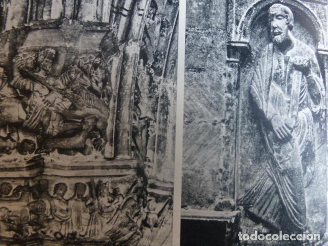 Colecionismo: OVIEDO ASTURIAS DETALLES DE LA CATEDRAL ANTIGUA LAMINA HUECOGRABADO