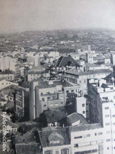 Coleccionismo: OVIEDO ASTURIAS VISTA DE LA CIUDAD ANTIGUA LAMINA HUECOGRABADO